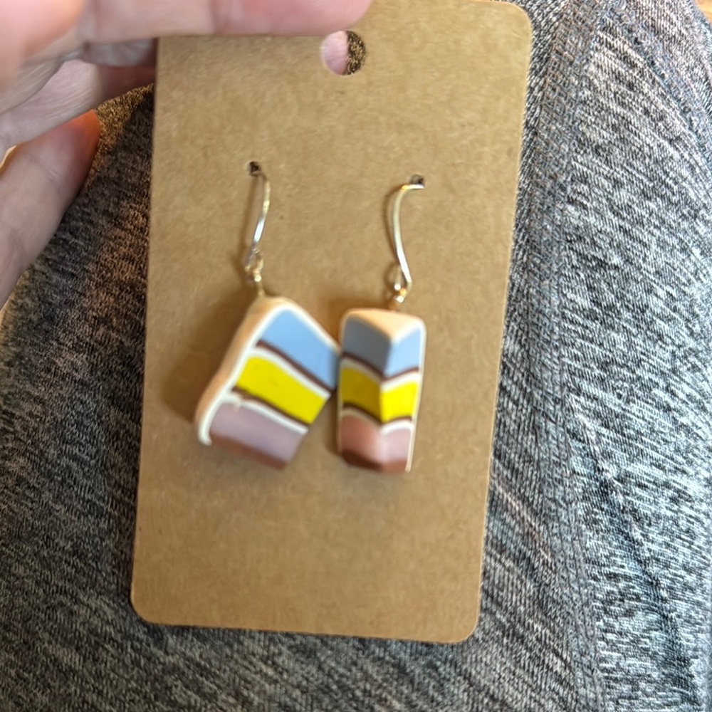 Colorful Cake Inspired Earrings